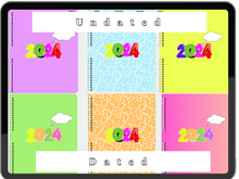 Load image into Gallery viewer, 2024 Digital planner Dated version