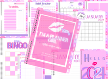 Load image into Gallery viewer, All-in-one "Planner Girl" 18-mo Digital Planner