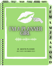 Load image into Gallery viewer, All-in-one "Planner Girl" 18-mo Digital Planner