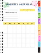 Load image into Gallery viewer, Homeschool Parent Planner (hyperlinked)