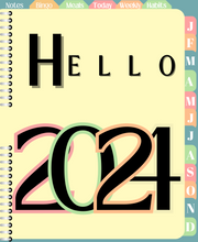 Load image into Gallery viewer, All-in-one "Life Is Good" 18-month planner