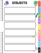 Load image into Gallery viewer, Homeschool "Bundle pages" Planner
